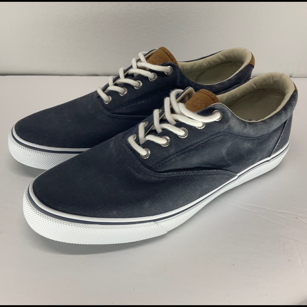 Sperry Men's Striper II CVO Sneaker Size 12 Blue